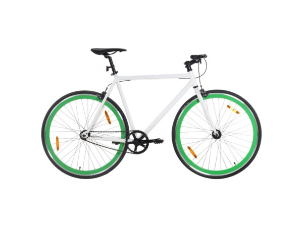 Stadsfiets Wit Groen 51 CM B keuze*