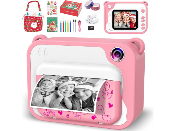 Ushining Instant camera voor kinderen - Met Printfunctie
