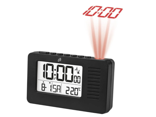 AURIOL Wekkerradio met tijdsweergave Projectie