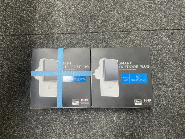 2x POPP Smart Outdoor Plug – Slimme Buitenstekker – IP44