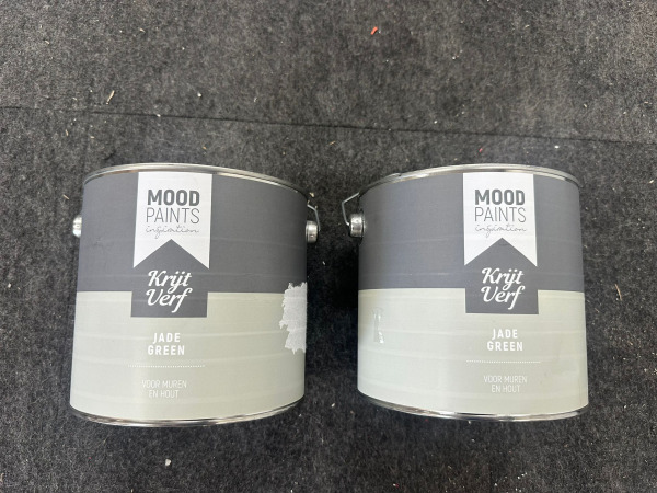 2x Moodpaints Muurverf Jade Green- 2500 ml