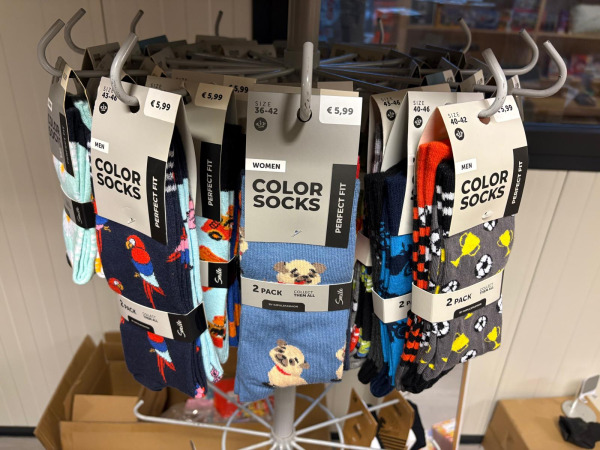12x Color Socks 2-pack