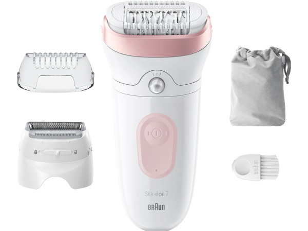 Braun Silk·épil 7 - Epilator met Ladyshave opzetstuk - Wit