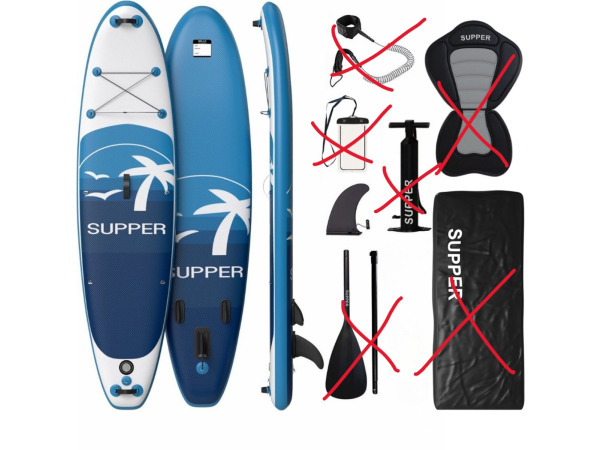 Supper Sup Board XL - Max. 220KG 335 x 81 cm