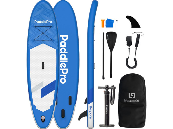 LifeGoods SUP Board Allround Compact - 120 KG - 300 x 76 cm