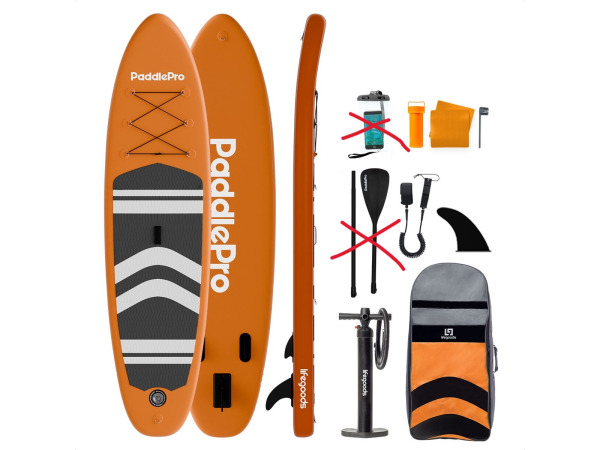 LifeGoods PaddlePro SUP Board - Max. 150KG - 320x81cm