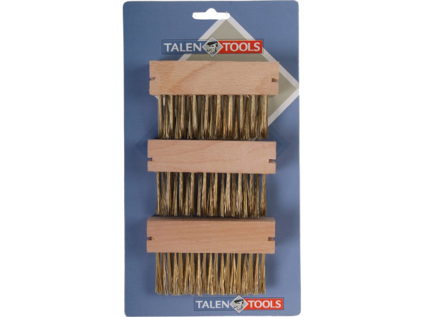 3x Talen Tools - Onkruidborstel - Voegenborstel - Onkruidverwij