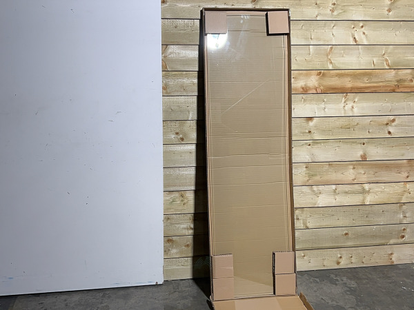 Glaspaneel douchewand 116x200cm met 8mm veiligheidsglas
