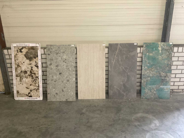 Vloertegel set 60x120cm 5-delig