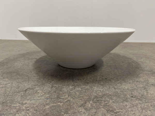 Opzetwaskom keramisch ø42,5x14cm wit