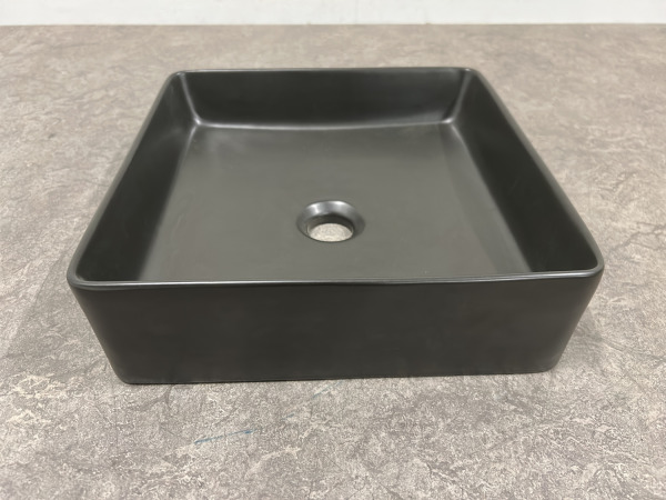 Opzetwastafel 36x10cm zwart