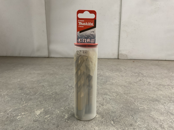 10x Makita metaalboor ø9x125mm 10-pack HSS-TiN