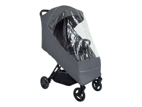 Memores M2 plooibuggy zwart met regenhoes set