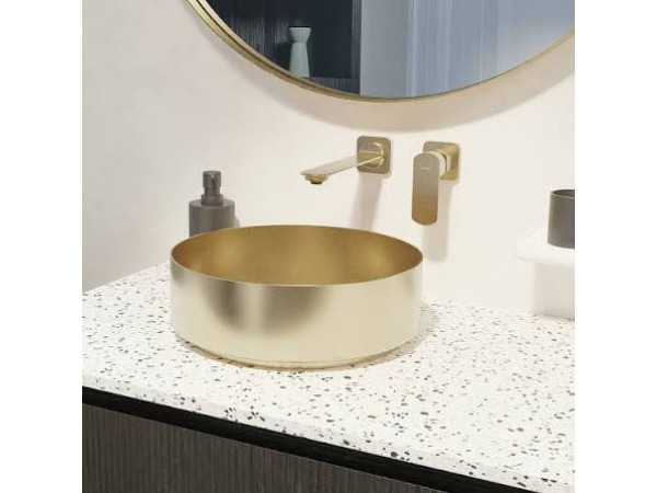Balmani Accia opbouwwaskom rond Ø36 champagne gold