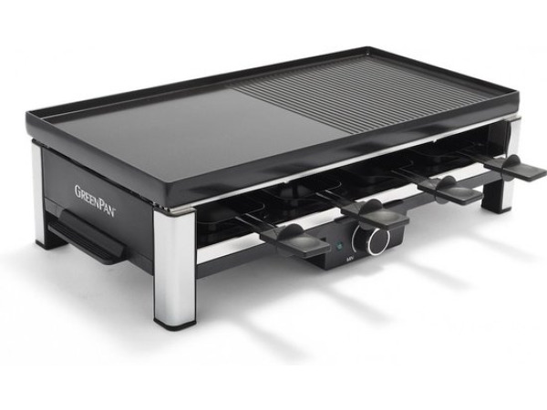 GreenPan Bistro gourmet raclette teppanyaki set