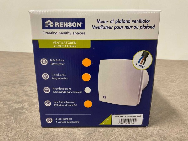 2x-renson-ventilator-met-vochtsensor-7412-h-125-mm