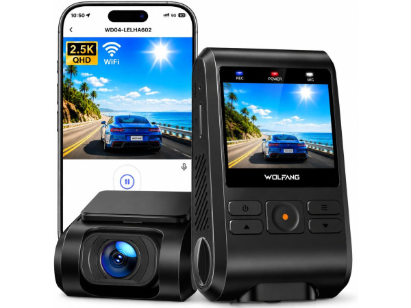 WOLFANG 1440P Mini WiFi DashCam - APP Control