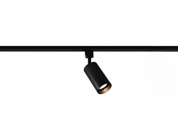 12x Railspot GU10 Armatuur cilinder zand zwart draaibaar 10,2cm