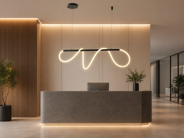 Hanglamp Zand Zwart 110cm 40W LED CCT 3 Kleur + Dimmen