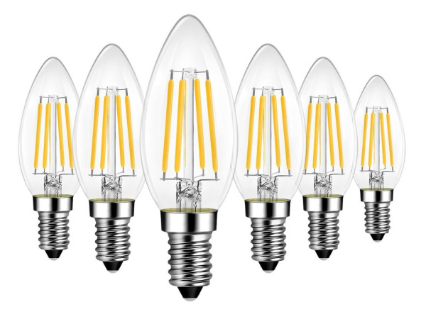 LVWIT LED-lamp met gloeidraad, fitting E14-7 W