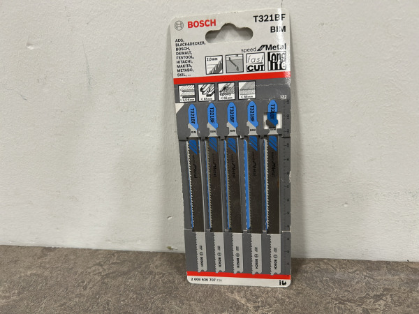 6x Bosch decoupeerzaag T321BF Speed for Metal