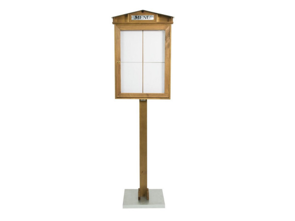 Securit® Rustieke Informatiedisplay Set 19,8 kg - Incl. Paal