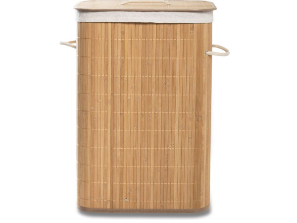 Blokker Wasmand met Deksel - Bamboe - 76 Liter 
