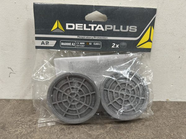 10x DeltaPlus gas- en dampfilter 2-pack M6000E A2