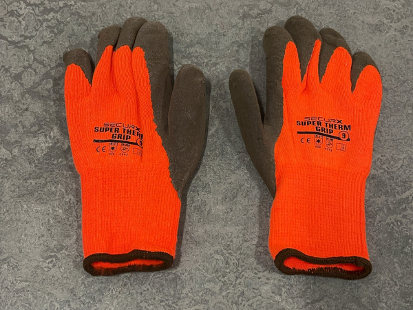 21x Securx werkhandschoen Super Therm Grip maat 9