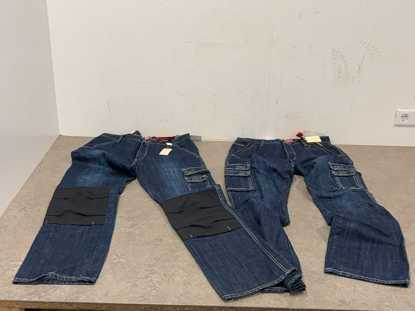 Brams Paris werkbroek maat 36-36 set 2-delig donkerblauw