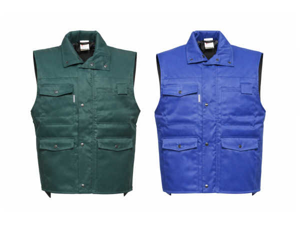 Havep bodywarmer maat L set 2-delig groen/blauw