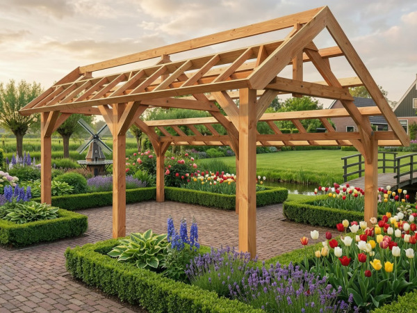 Traditionele Douglas kapschuur 560x360x325 cm