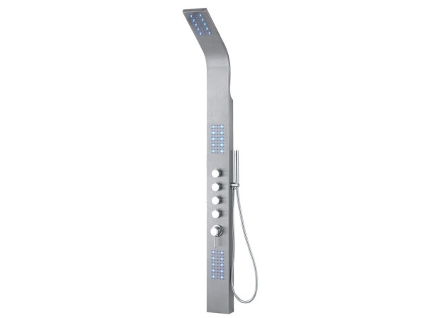 Douchepaneel RVS incl. LED licht