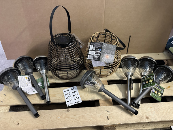 9x Partij LED Tuin Verlichting