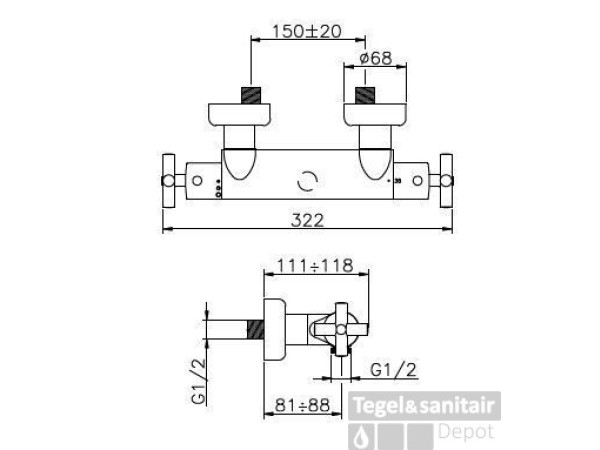 huber-suite-opbouw-douchethermostaat-23001nfhcr-0