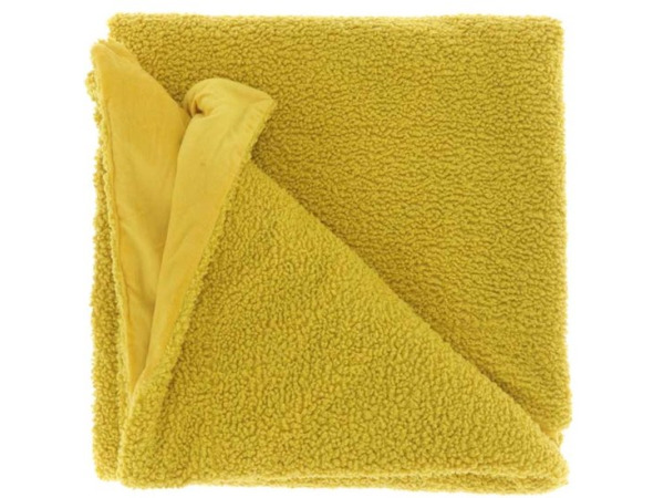 Unique Living | Plaid Romie 150x200cm bamboo yellow