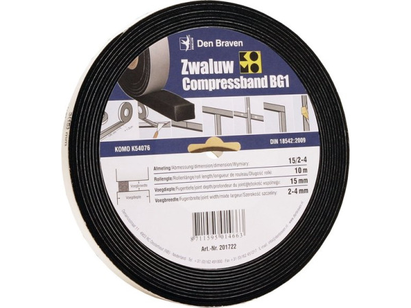 Zwaluw Den Braven 201728 Compress Band BG1 Compressieband -