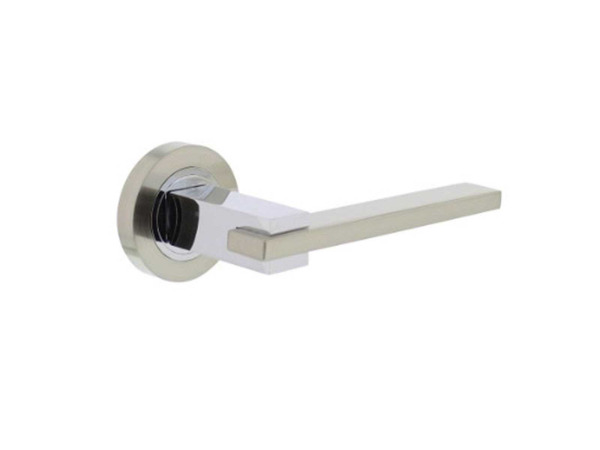 8x Intersteel deurkruk op rozet met sleutelplaat Jim