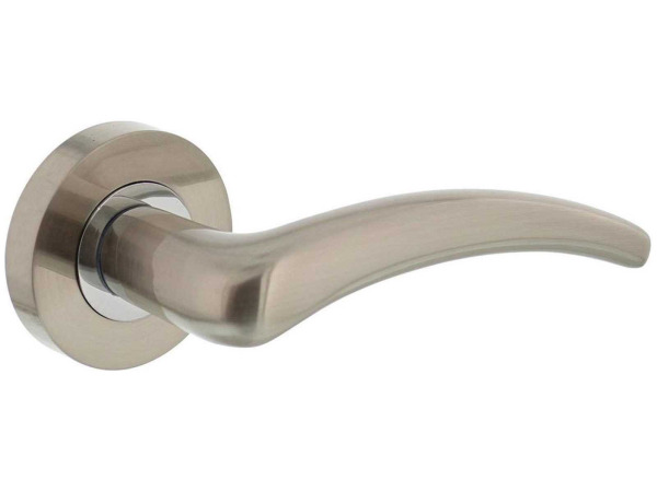 10x Intersteel deurkruk op rond rozet Matthijs