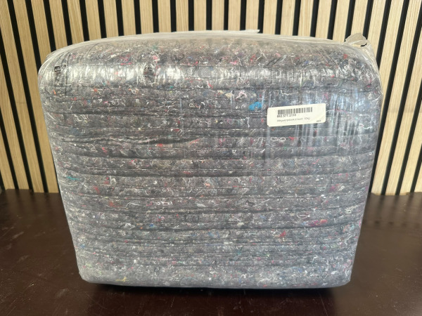 10 kg wegwerp-poetsdoeken bont – geperste baal