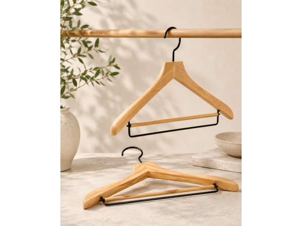 21x Luxe Houten Kledinghangers