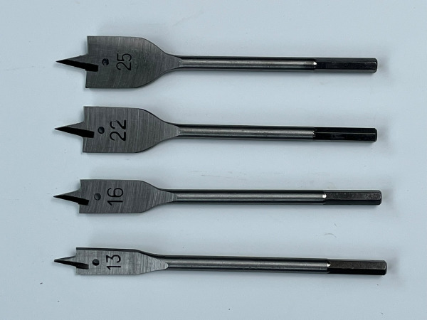 Vlinderborenset 4-Delig 13, 16, 22 en 25 mm