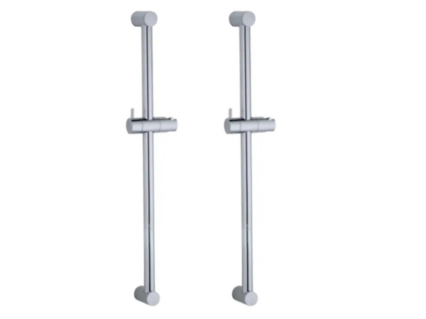 2x Royal Plaza glijstang 90cm Gondo chroom