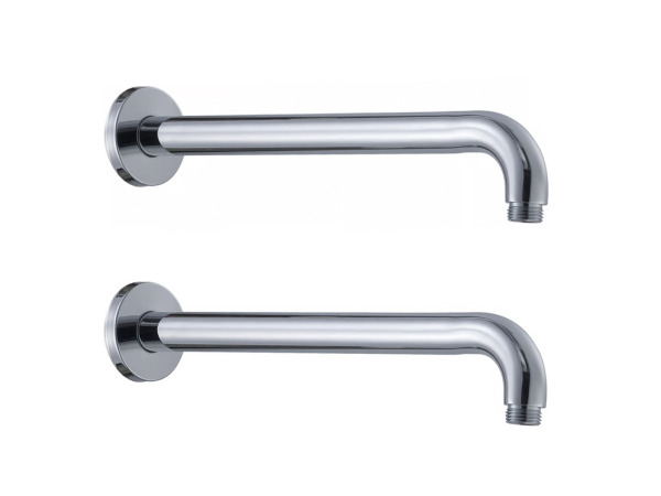 2x Beaux douchearm wand 40cm Port chroom