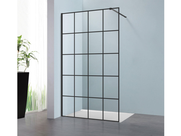 Alterna walk-in 120x200cm Free Mix mat zwart