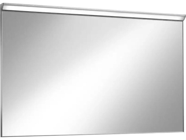 Novio spiegel 80x60cm met ledverlichting Wessel zilver