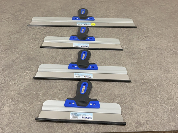 Pinguin spackmessen DURA-SOFT rvs set 4-delig