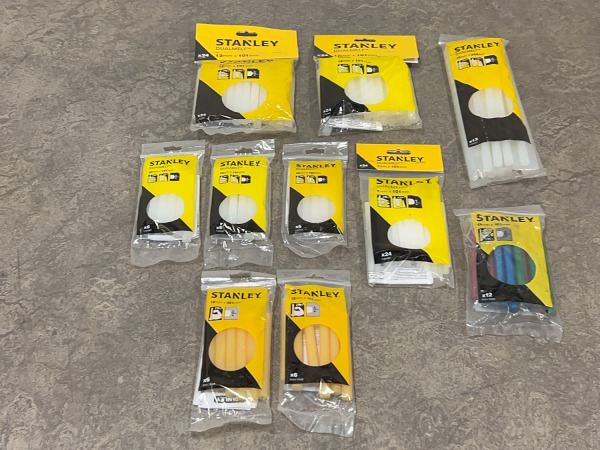 Stanley lijmstaven set 10-delig