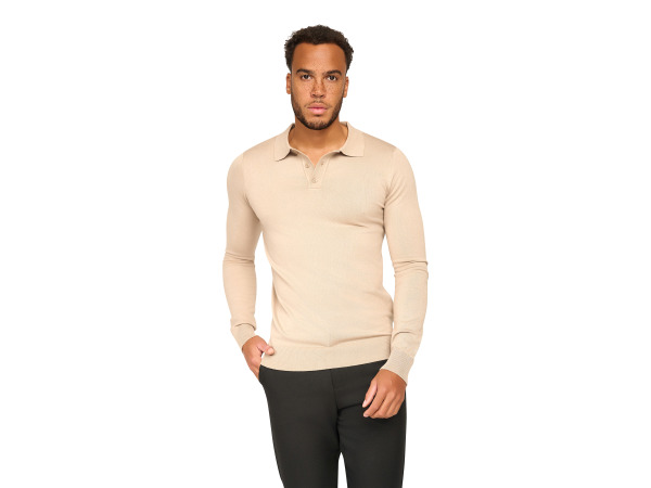 Solution Ralf Polo Knit Beige - L