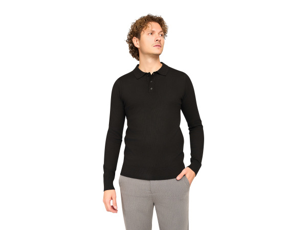 Solution Ralf Polo Knit Zwart - XL